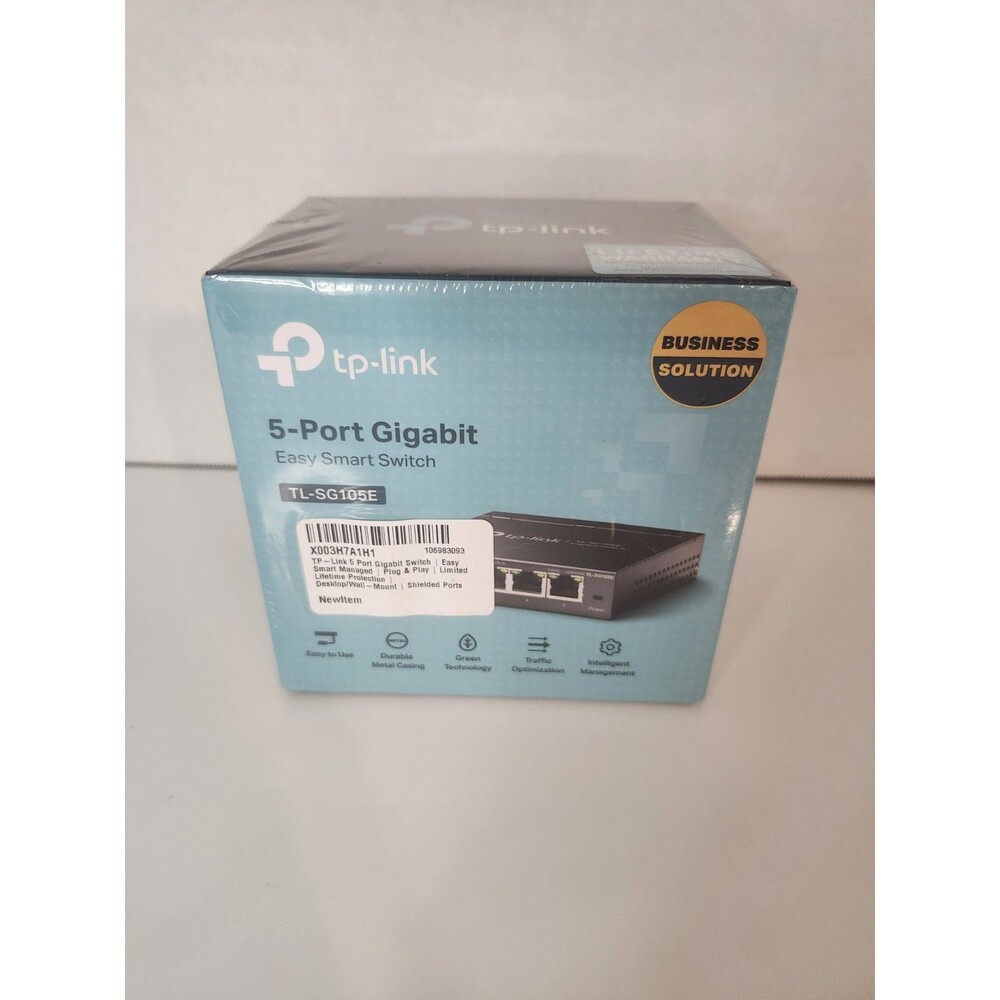 TP-Link TL-SG105E 5-Port Gigabit Easy Smart Switch NEW